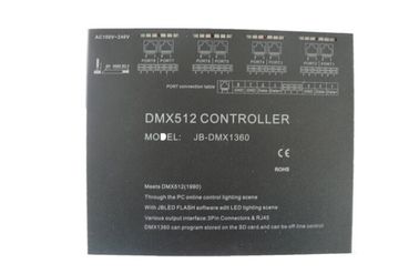 4096 controlo a distância do controlador mestre do preto DMX512 dos canais AC100-240V disponível