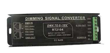 DMX a 0 - alojamento de alumínio protetor completo do conversor de sinal de 10V PWM disponível