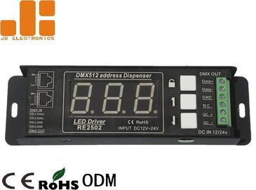 Divisor do sinal do monocanal DMX com modo de endereço DC12V da indicação digital - 24V